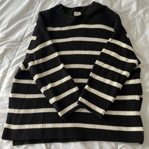 Oversized Striped Sweater
